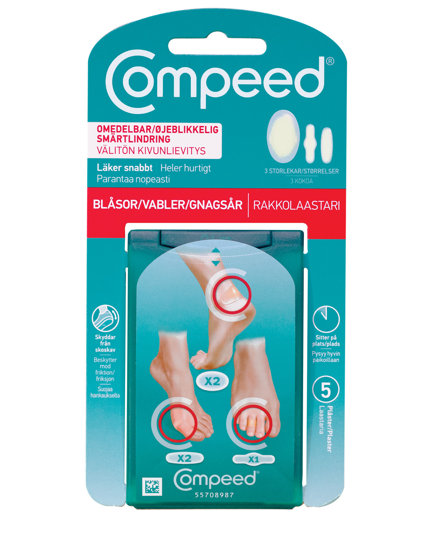 Compeed Gnagsårplaster Mix Pack 3str