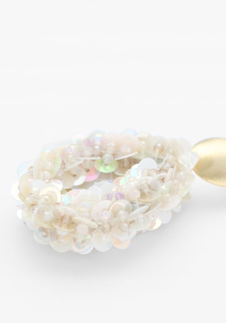 goudkleurig lott. gioielli oorbellen sequin drop