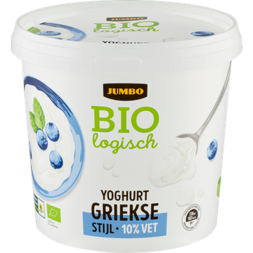 Jumbo Griekse Yoghurt Biologisch 10% Vet 1 kg