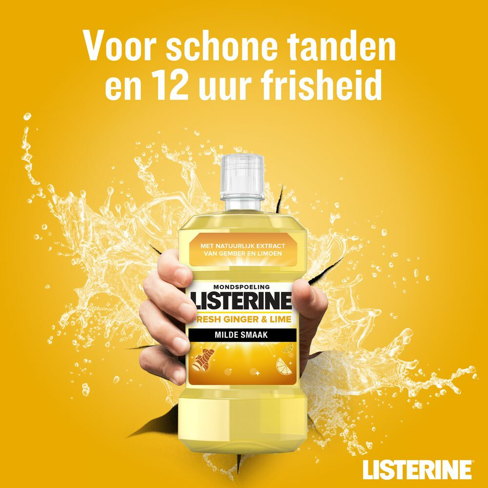 Listerine Mondwater Fresh Ginger & Lime500 ml