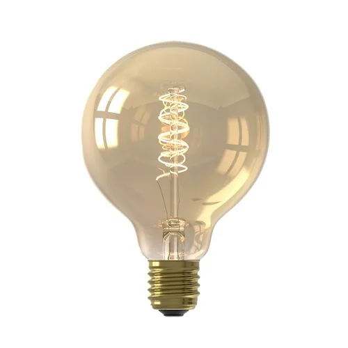 ampoule globe led dorée E27 4W 200lm g95