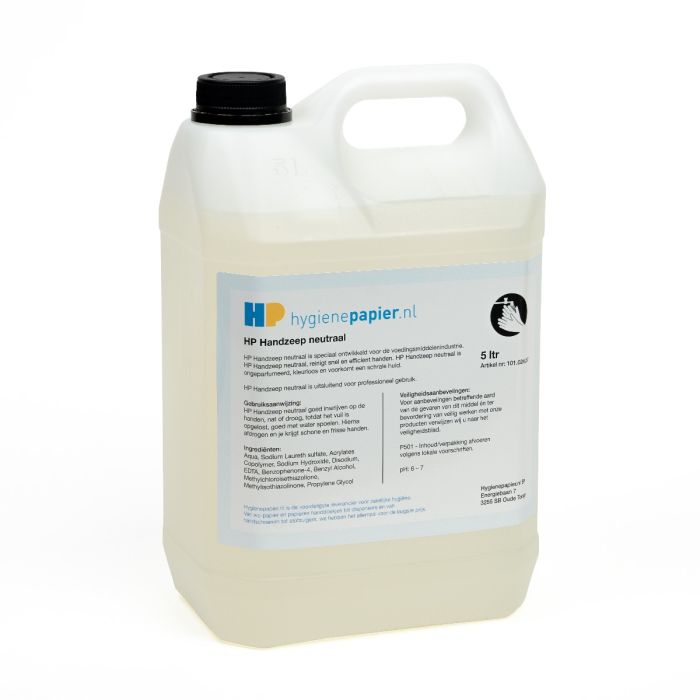 Handzeep Food 5 liter zonder geur- en kleurstoffen (B510)