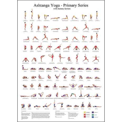 Yoga poses - 70x100 cm