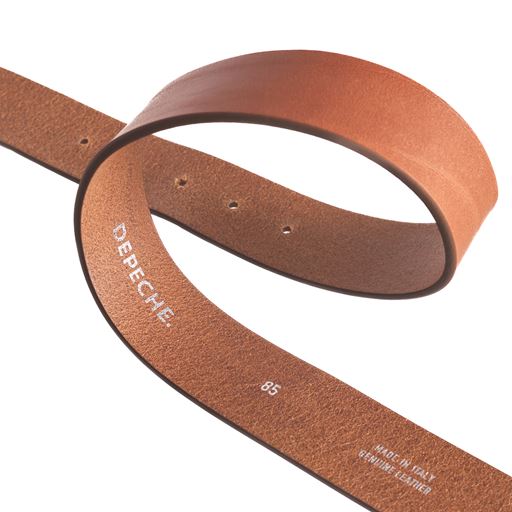 Depeche Timeless Bælte, Dark Cognac, 95 cm