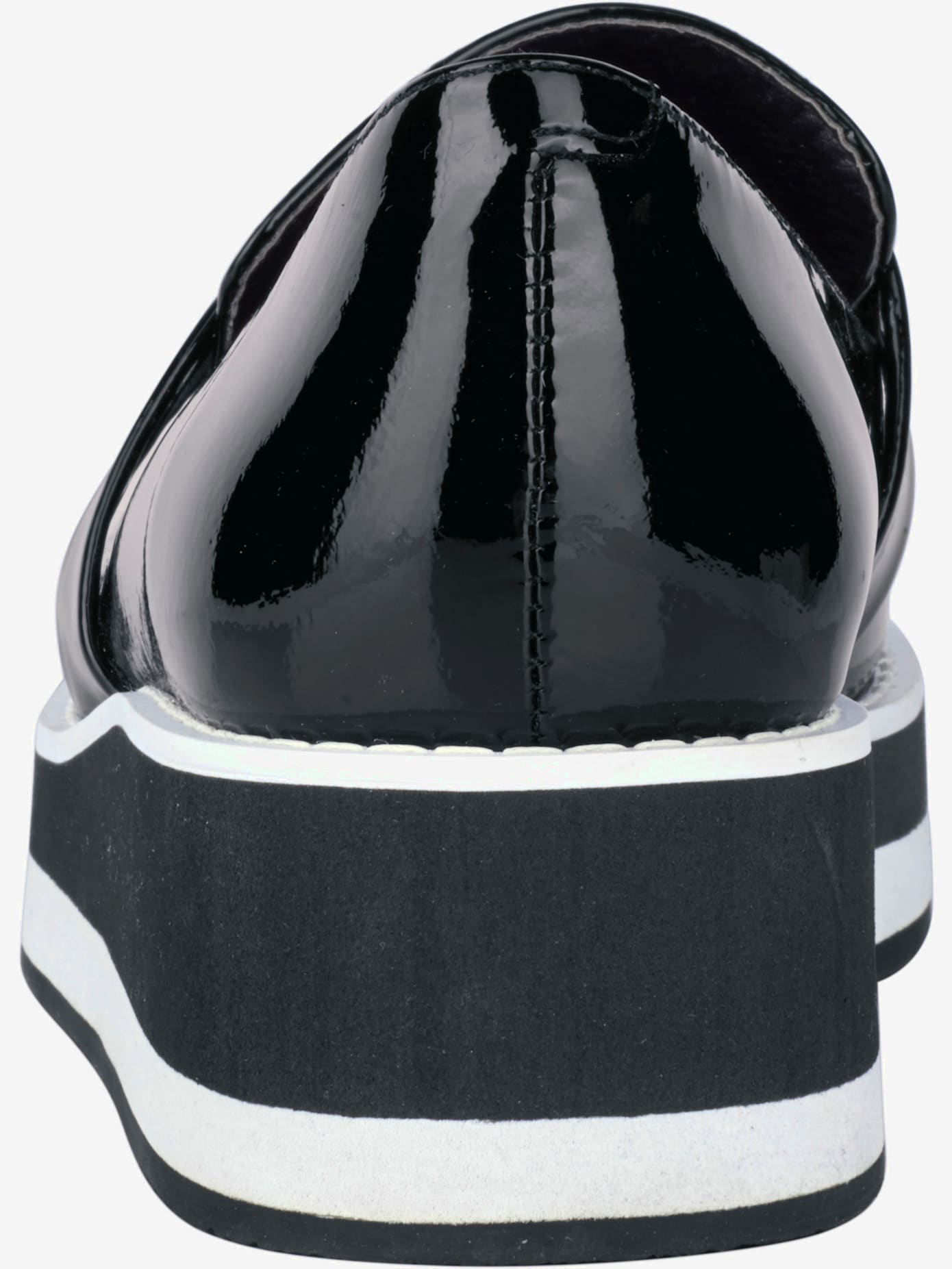 Trotteurs cuir vachette verni brillant