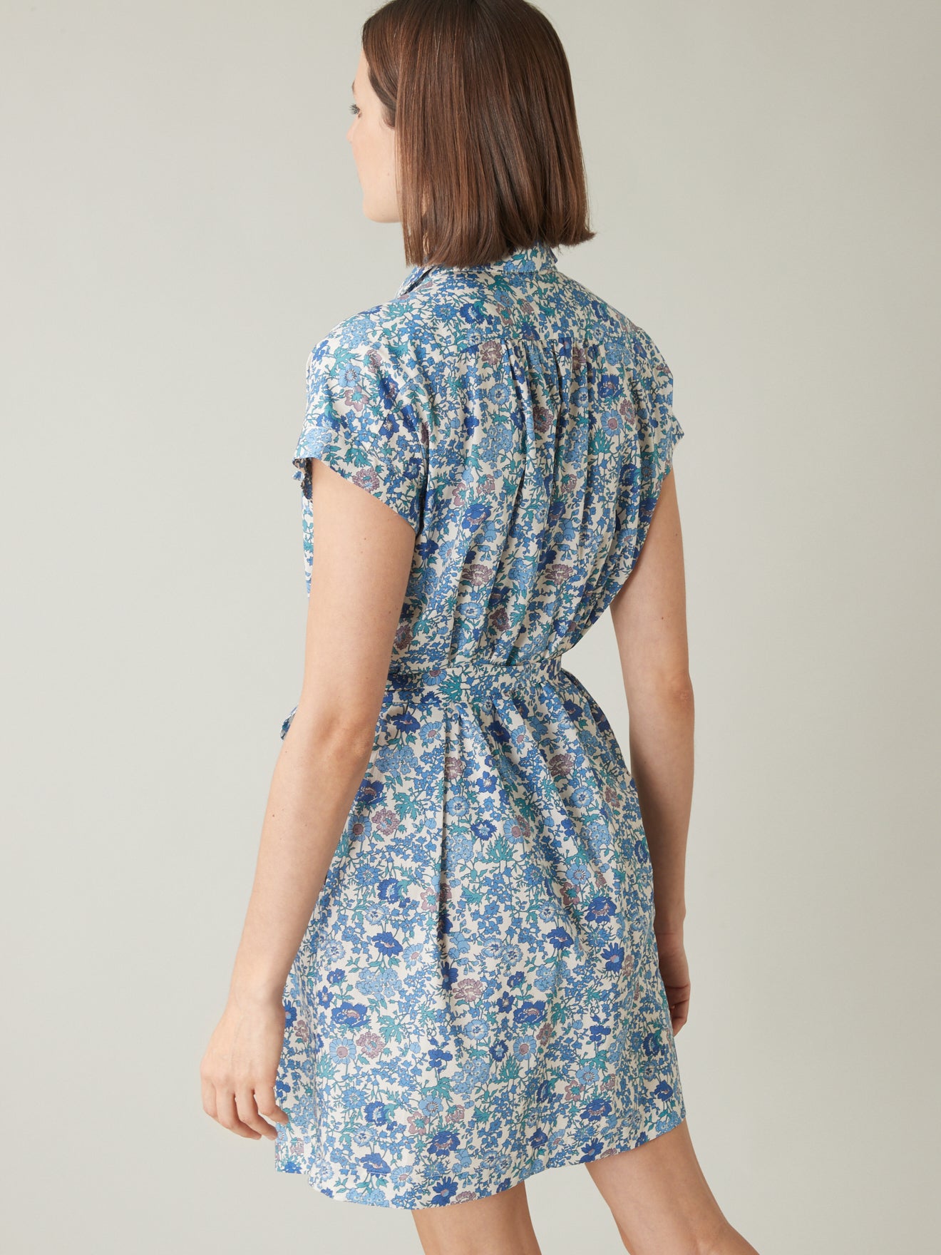 Robe col polo femme tissu Liberty - Limited Collection
