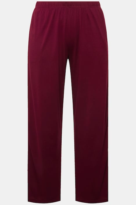 Pyjama, Satindetails, V-Ausschnitt, Halbarm
