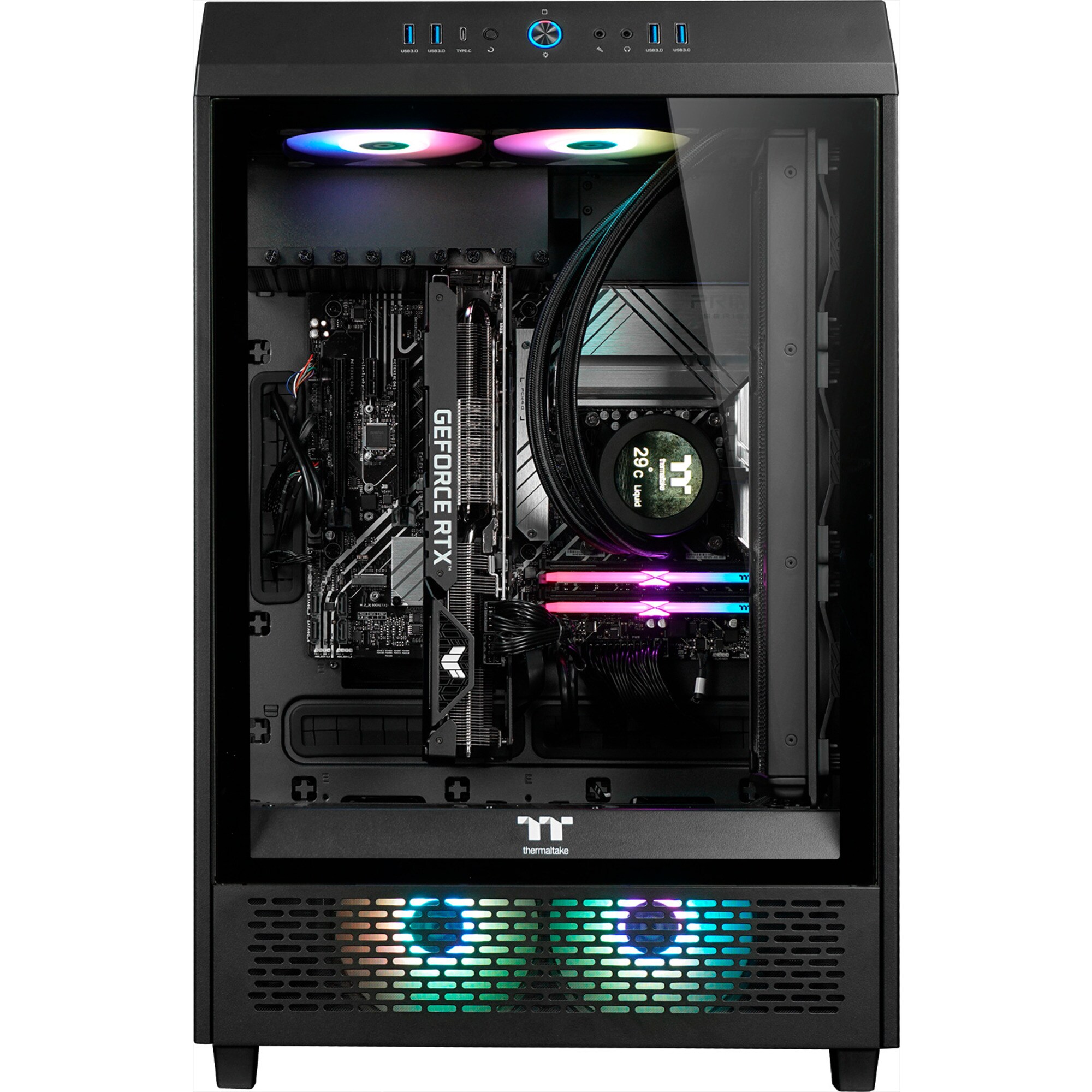 Thermaltake Gaming-PC Triton V2 Black