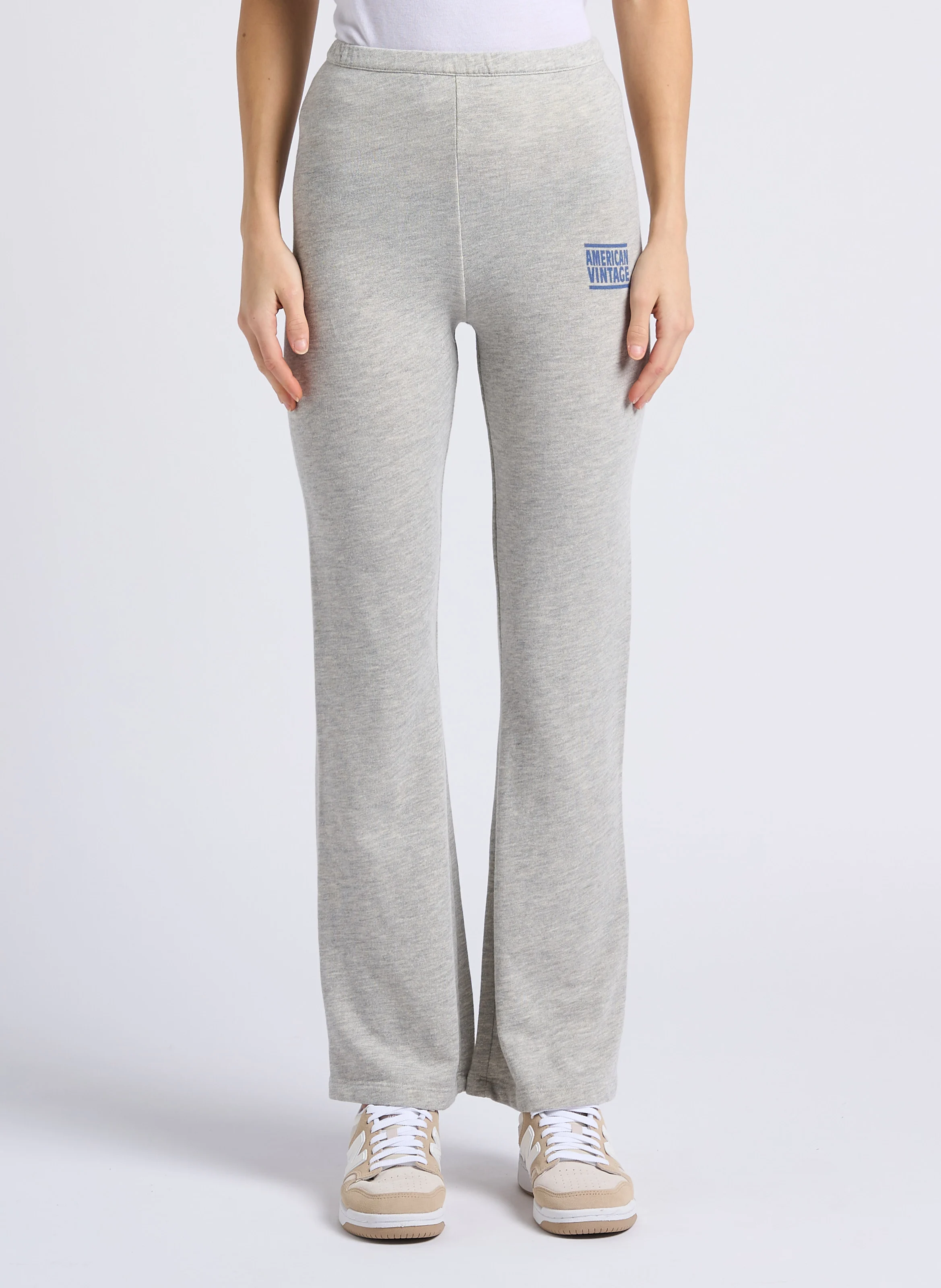 ZOFBAY - Jogging flare en coton mélangé | Gris