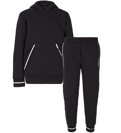 Emporio Armani Sweats?t - Sort m. Hvid