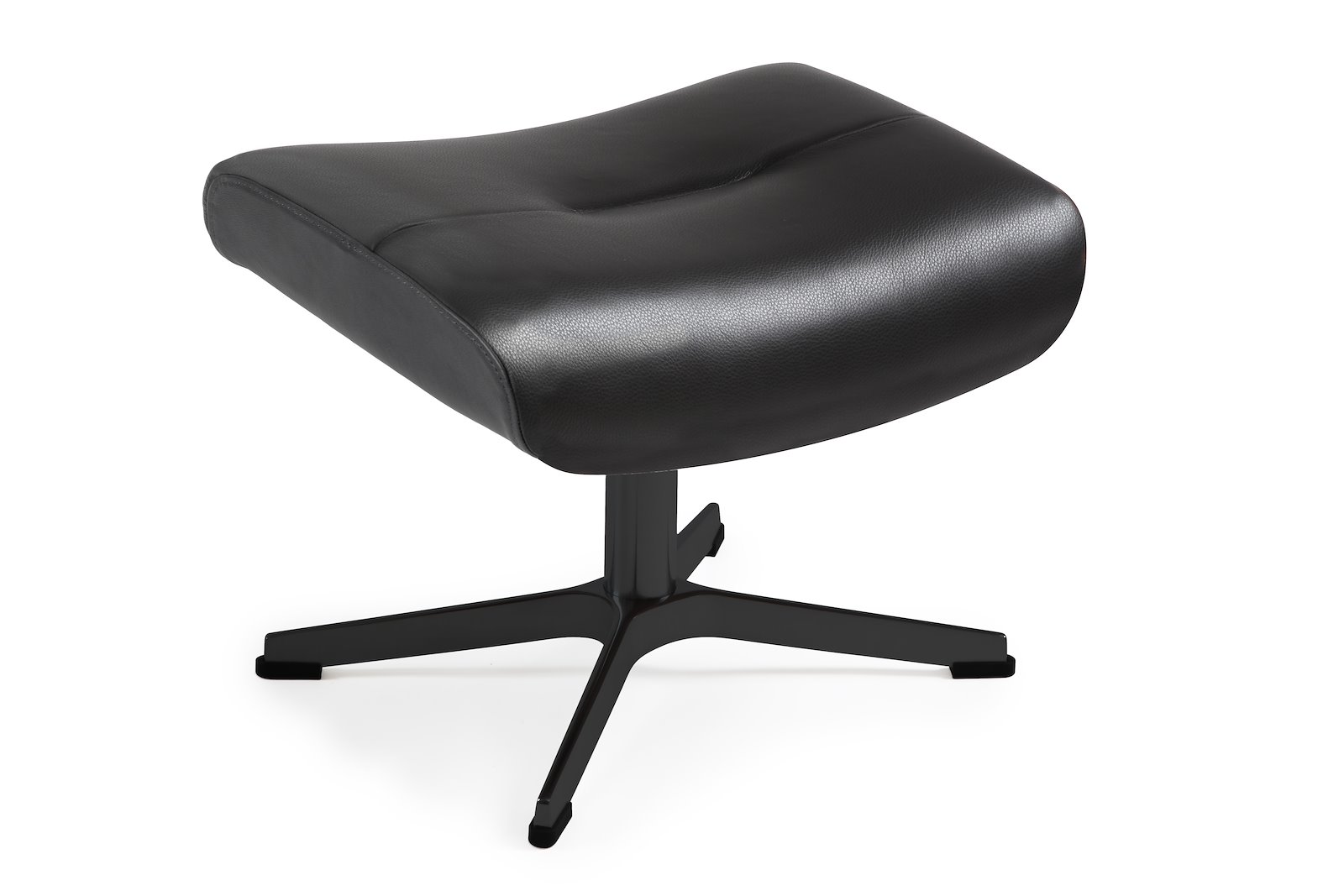 Air krakk I hud Zero 2534-89 Black, standard svingfot sort alu. Skrog i helkledd