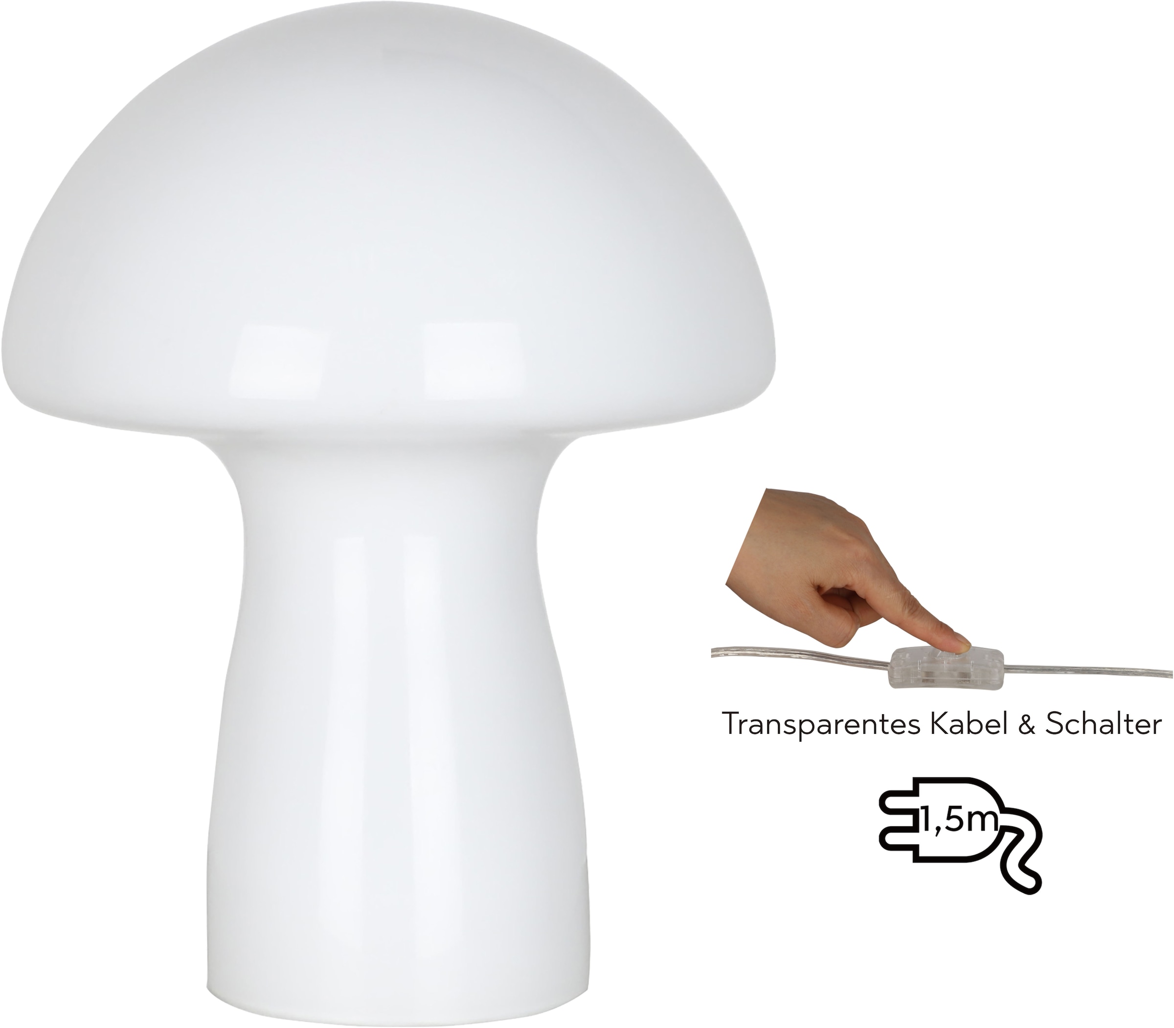 GOODproduct Tischleuchte »Grunni« E14 1 Stk.