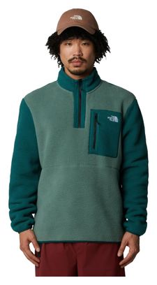 Polaire The North Face Yumiori 1/4 Zip Vert Homme