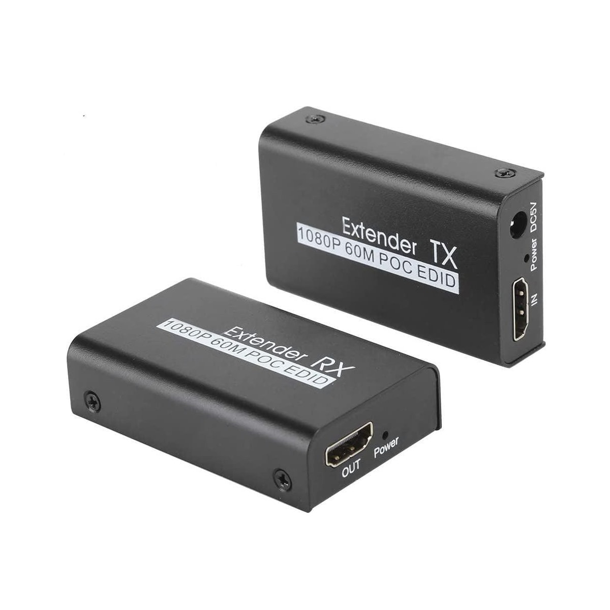NÖRDIC HDMI CAT6 Extension 60m 1080p 60Hz HD Edid Funksjon HDMI Extension Plug & Play