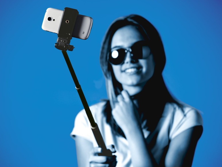 Selfiestick met powerbank 2600 mAh