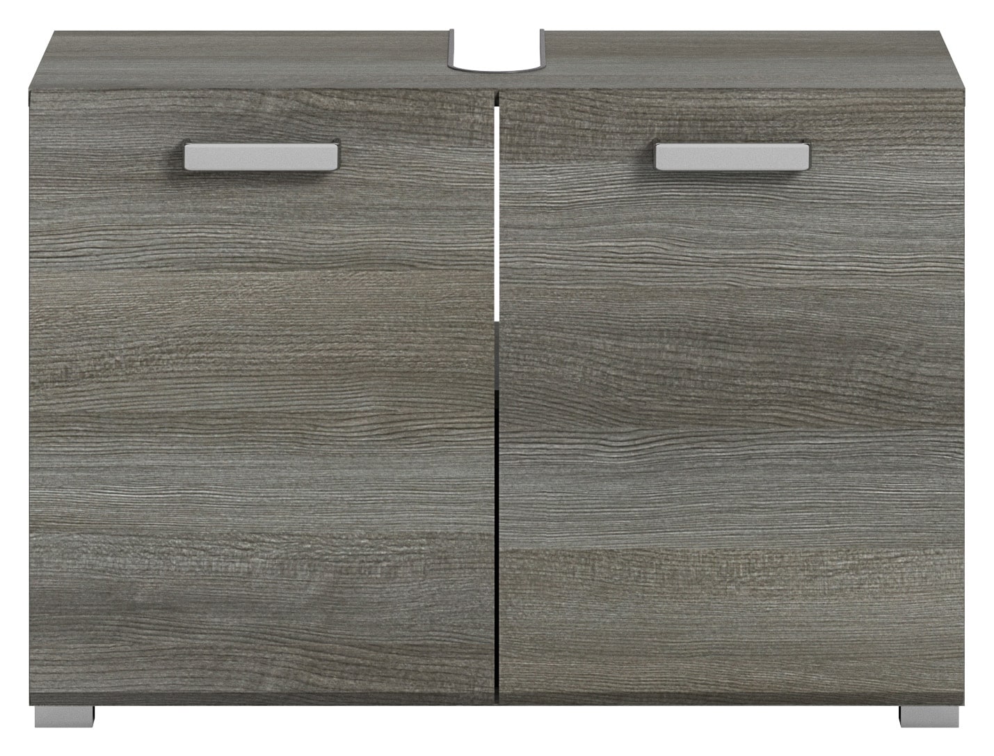 Bad-Waschbeckenunterschrank SILVER grau 80cm