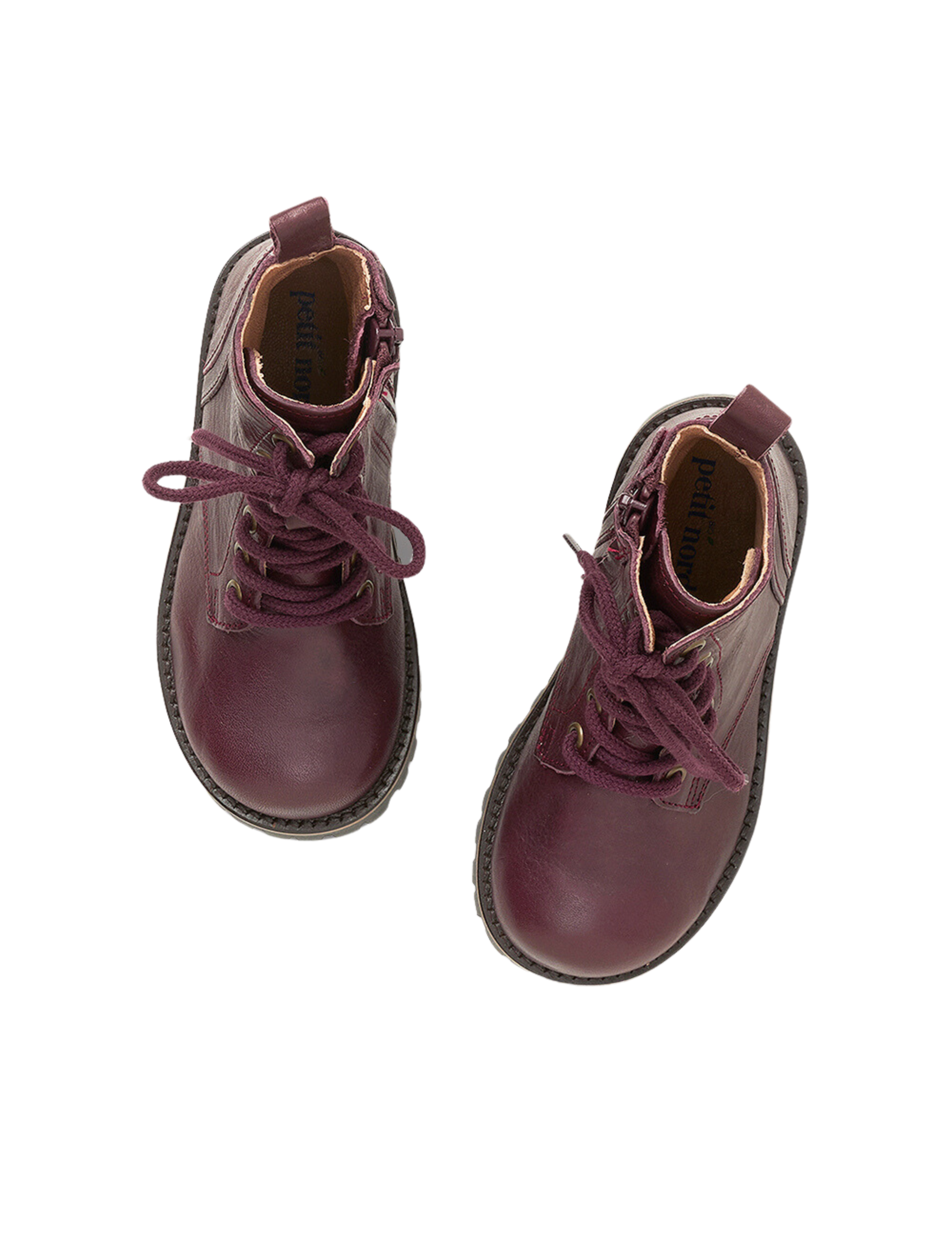 Lace-up Boot - Plum