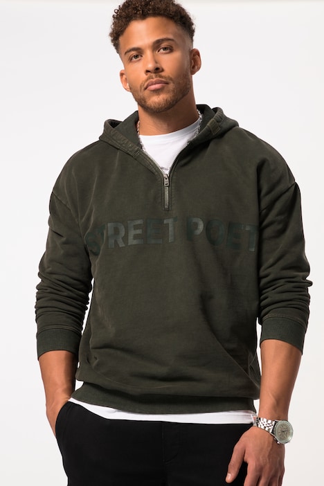 STHUGE Hoodiejacke, Sweat, Kapuze, Zipper, bis 8 XL