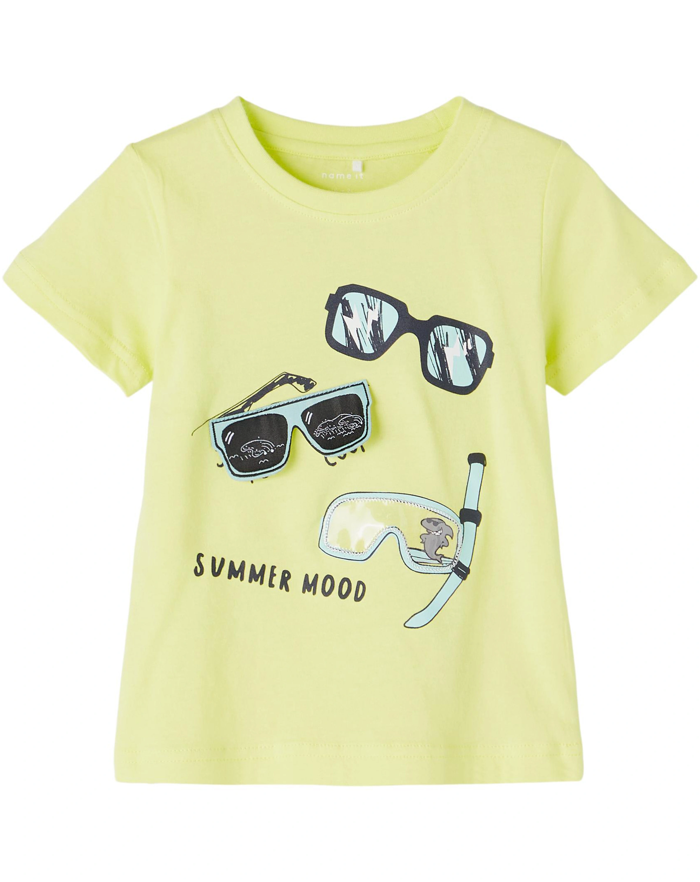 T-Shirt NMMZEAN in sunny lime