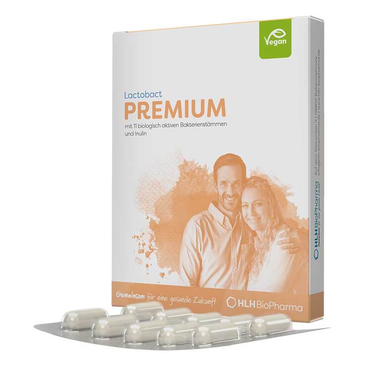 Lactobact Premium magensaftresistente Kapseln, 10 St