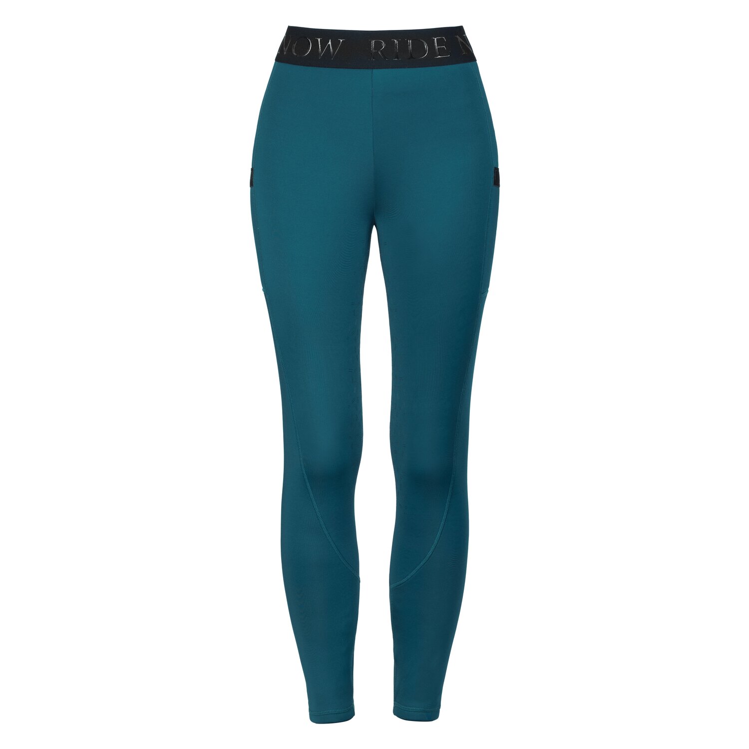 RIDE now Thermo-Reitleggings  - shaded teal