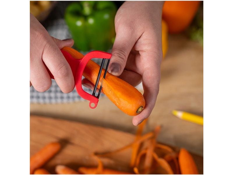 Kuhn Rikon Sparschäler Swiss Peeler Rot Schäler