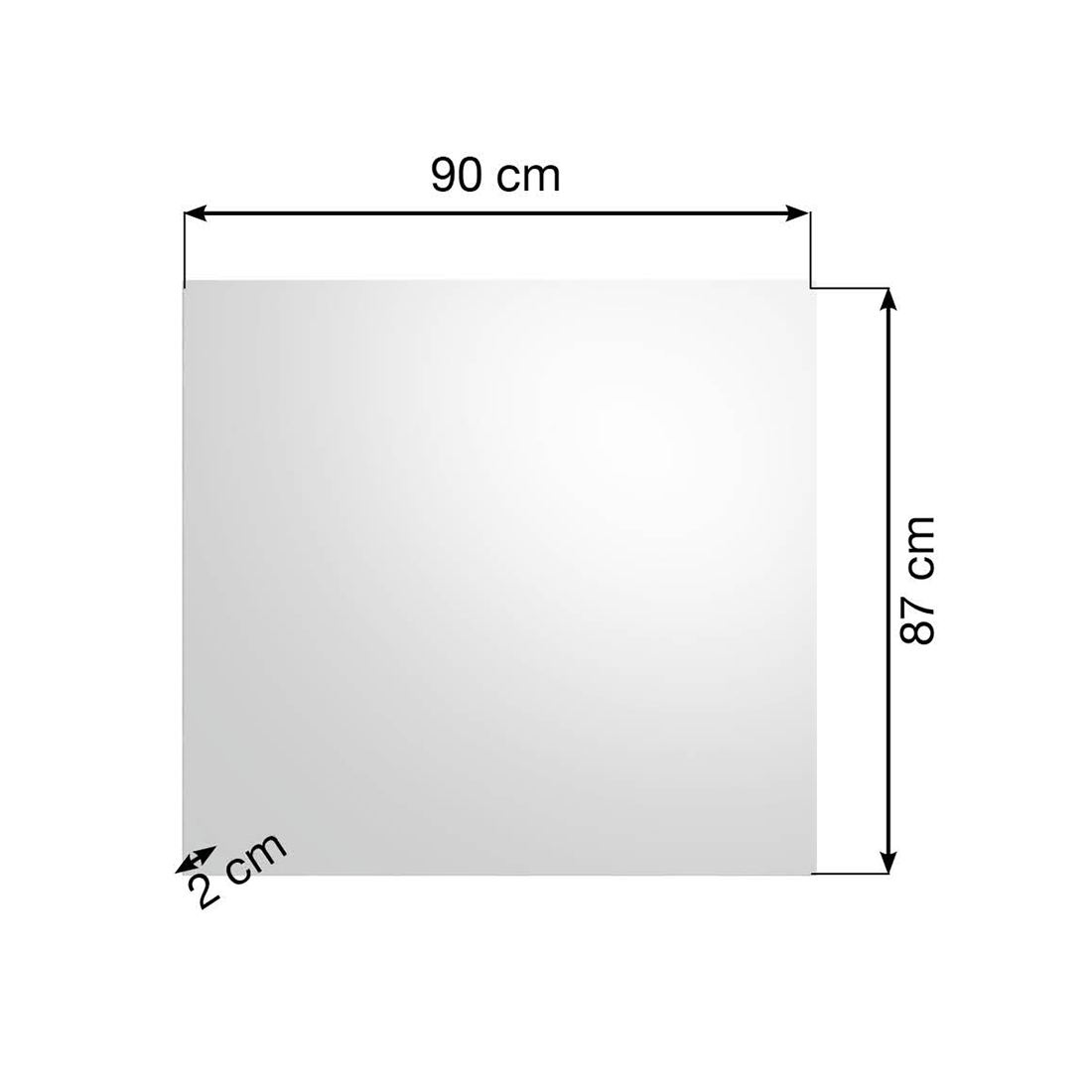 CONTINI Scout Spiegel, 90x87x2cm