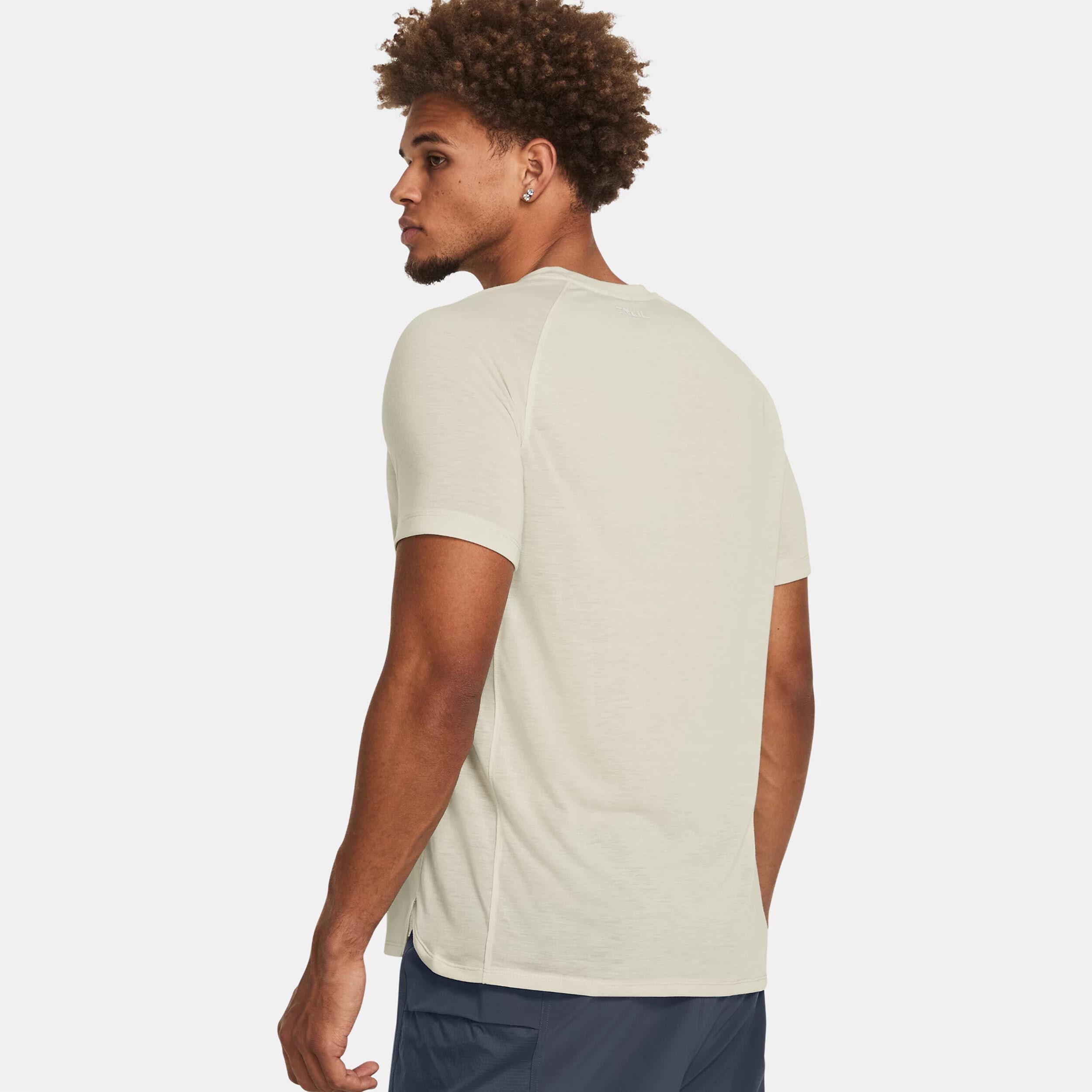 Under Armour Run Trail Maillot De Course Hommes - Crème