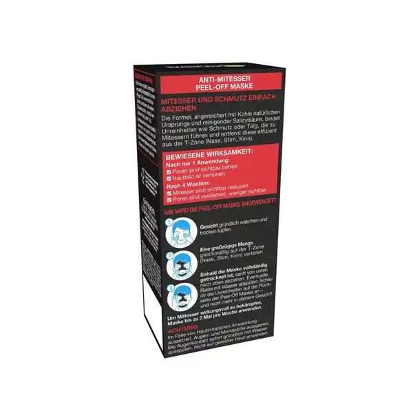 Hautklar Kohle Anti-Mitesser Peel-Off Maske