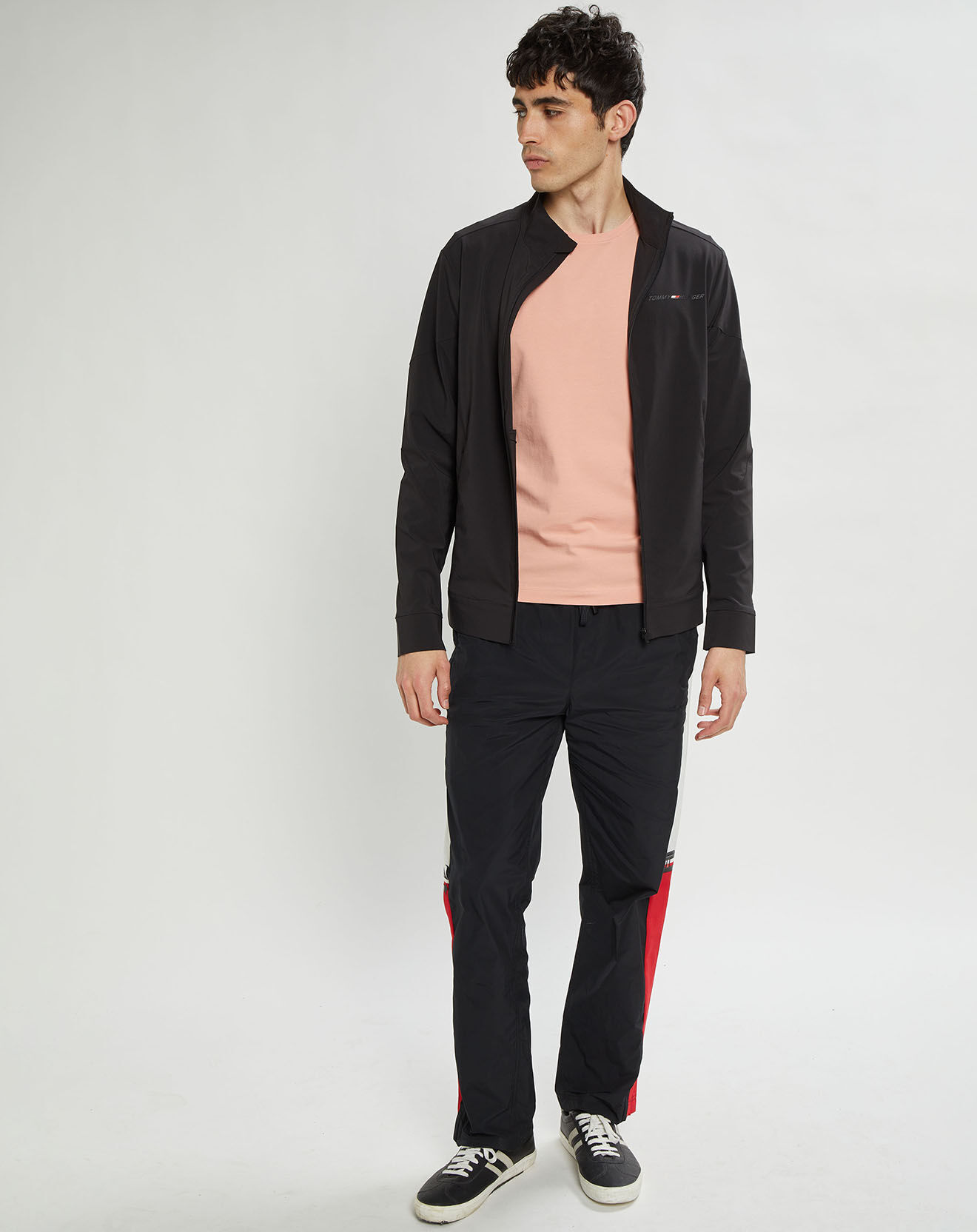 Tommy Hilfiger Blouson tracksuit déperlant noir