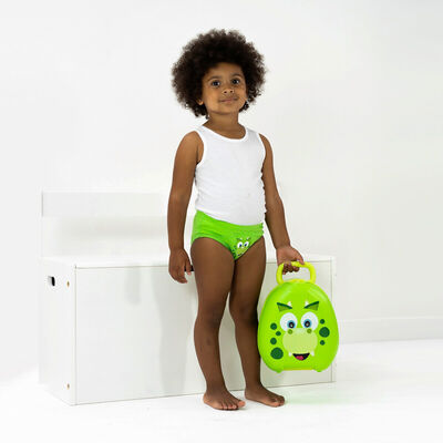My Carry Potty Dinosaur Pottetreningsbukser 3-pack, Grønn