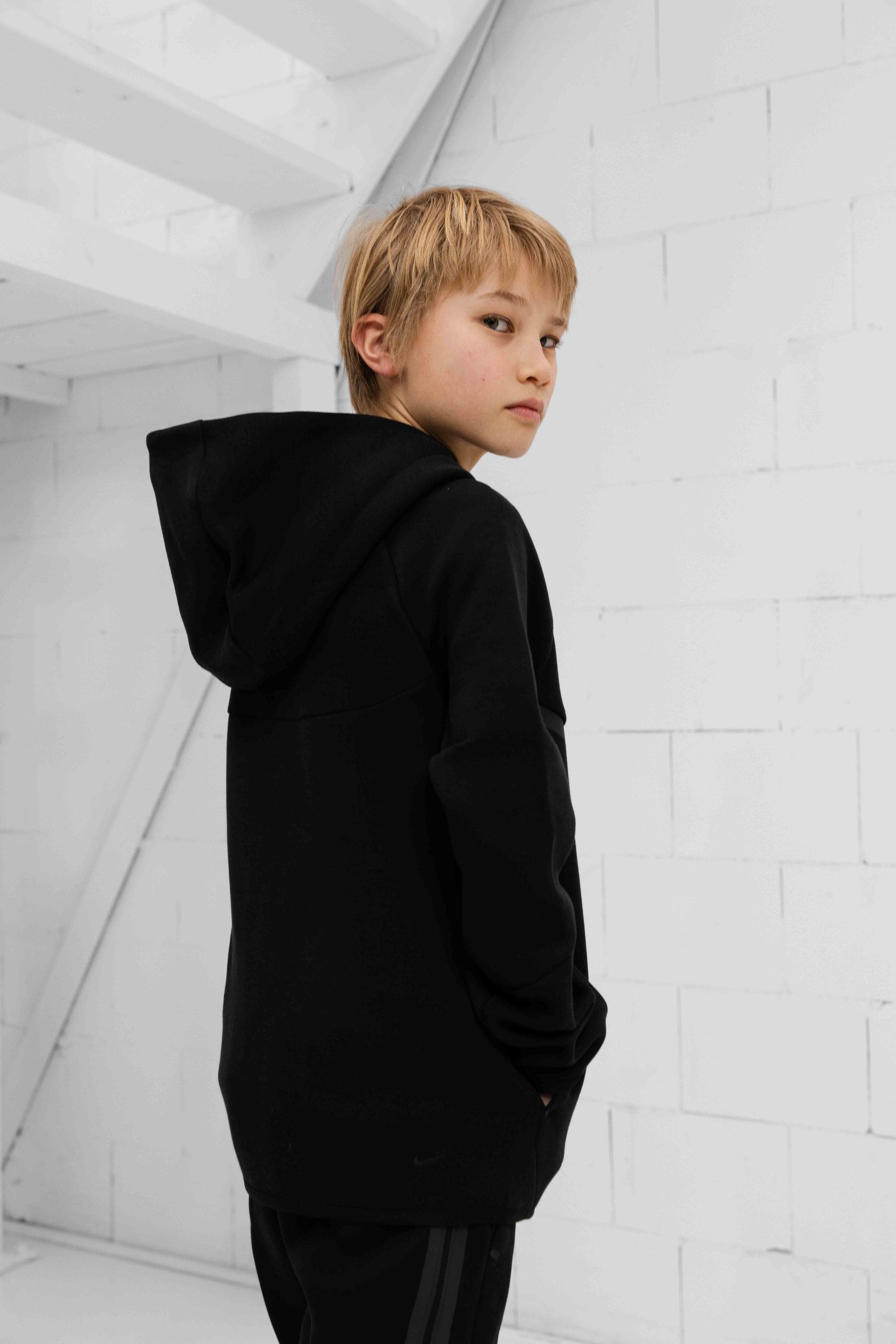 Nike Tech Fleece Trainingspak Kids Zwart