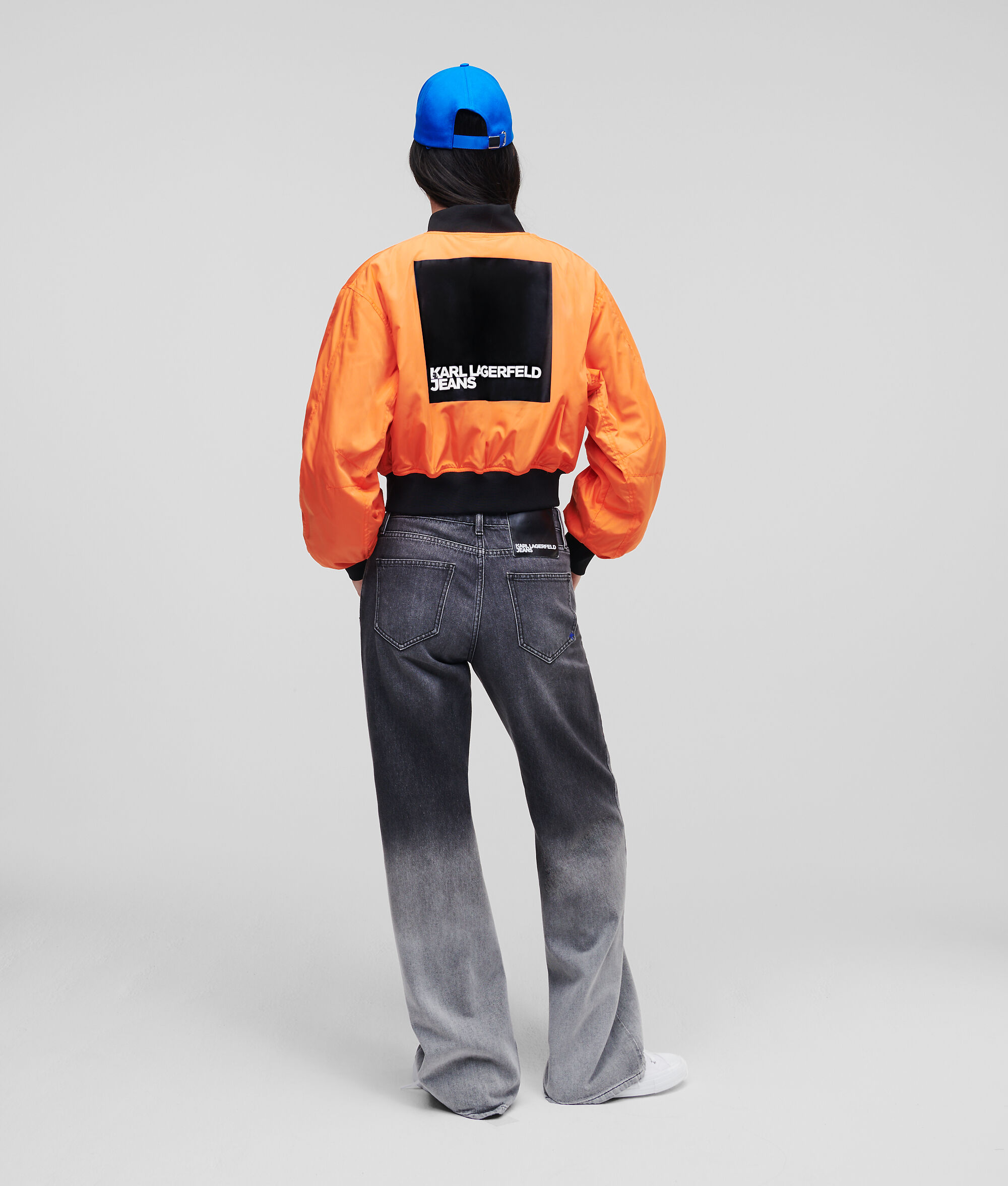 BLOUSON AVIATEUR CROPPED KLJ
