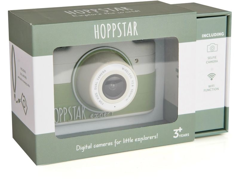 Hoppstar Kinderkamera Digitalkamera Hoppstar Expert Kids Gr Mit Selfie- Kamera und Videokamera