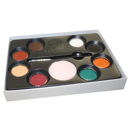 Eulenspiegel Schmink-Set Tiermasken, 8 Farben á 3,5ml