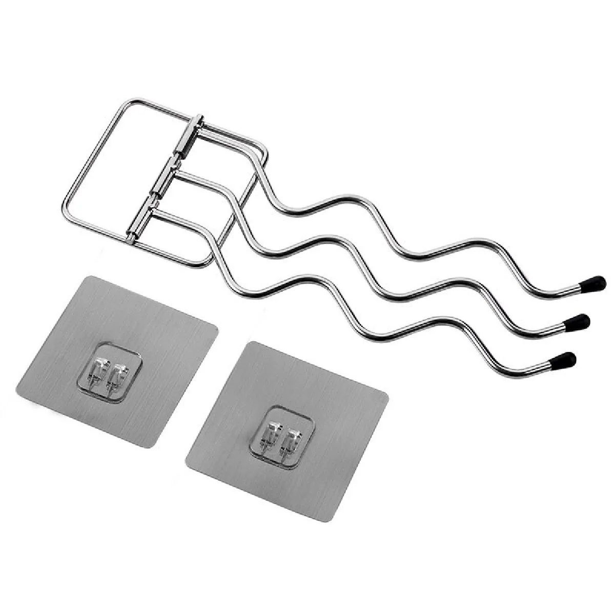 Universal Etagère murale en acier inoxydable - Argent