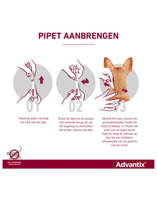 Advantix Spot On 400 4 ml - Anti vlooien en tekenmiddel