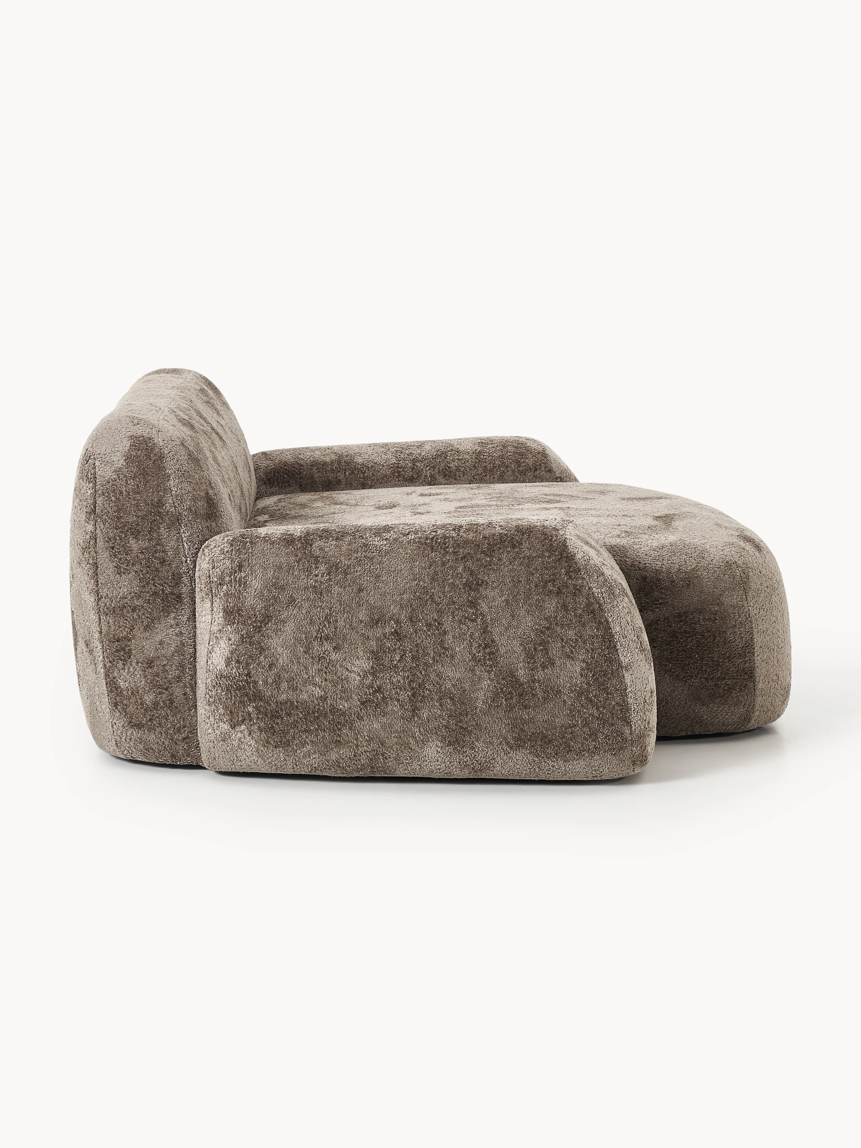 XL teddy bouclé loungestoel Wolke