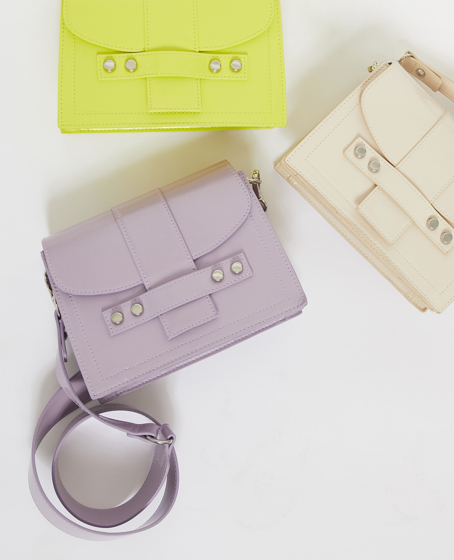 Sac boxy avec clous - Lilas