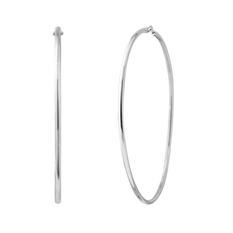 Boucles d'Oreilles créoles - Argent 925