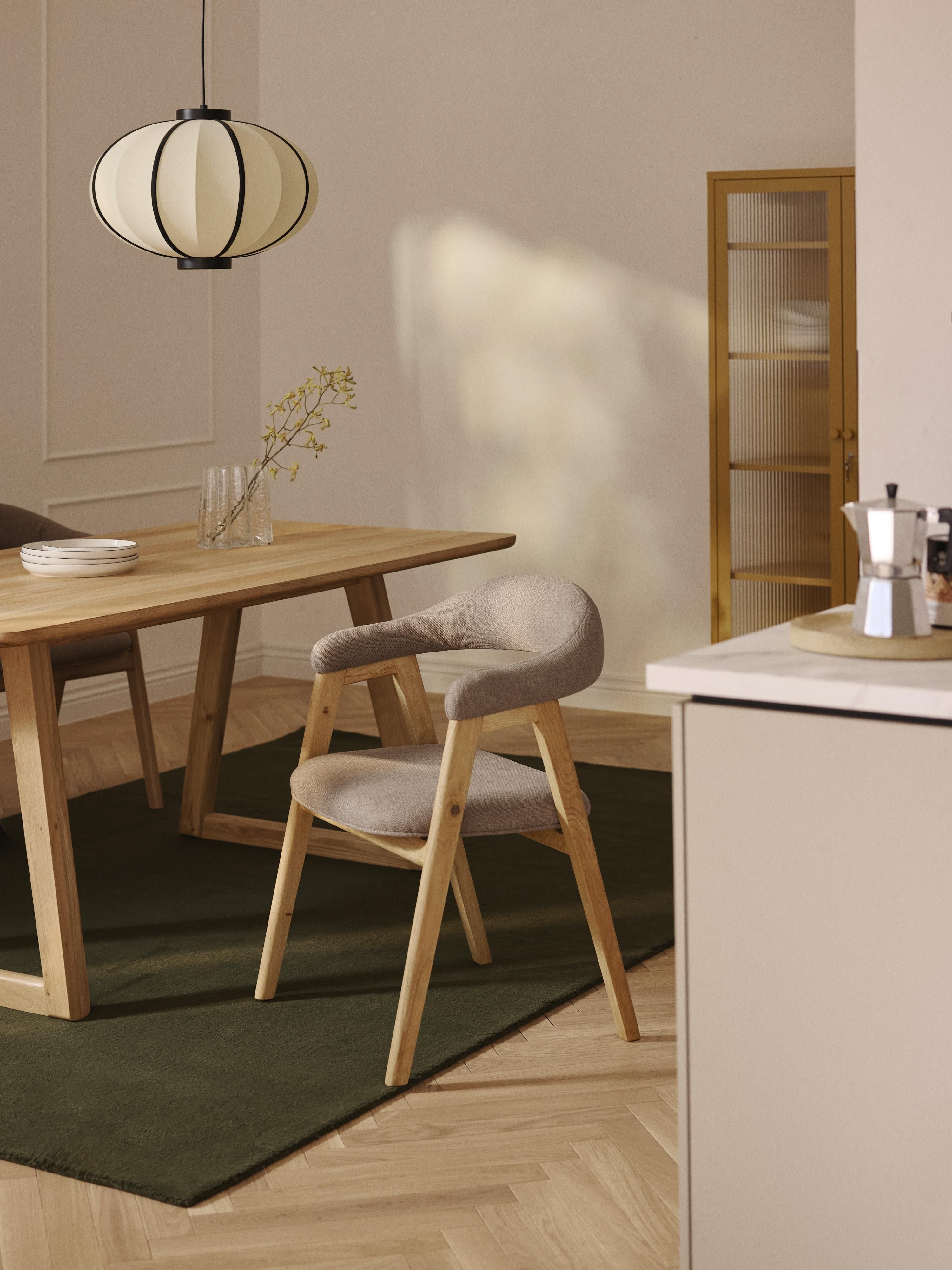 Eettafel Nik van eikenhout, in verschillende formaten