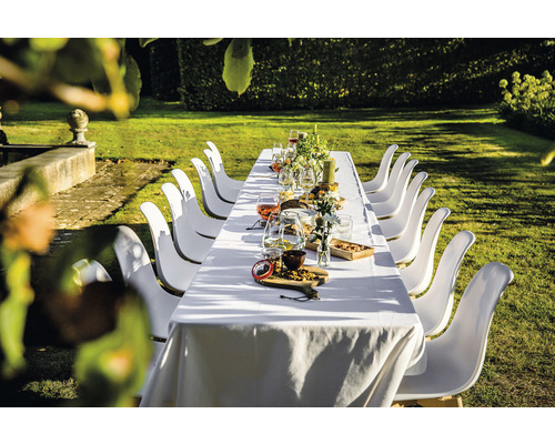 Veba Keeve tuinstoel, 83 x 47 x 53 cm, hout, wit