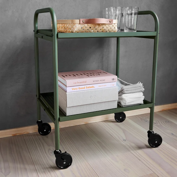 OYOY - Maki Trolley, small, olive