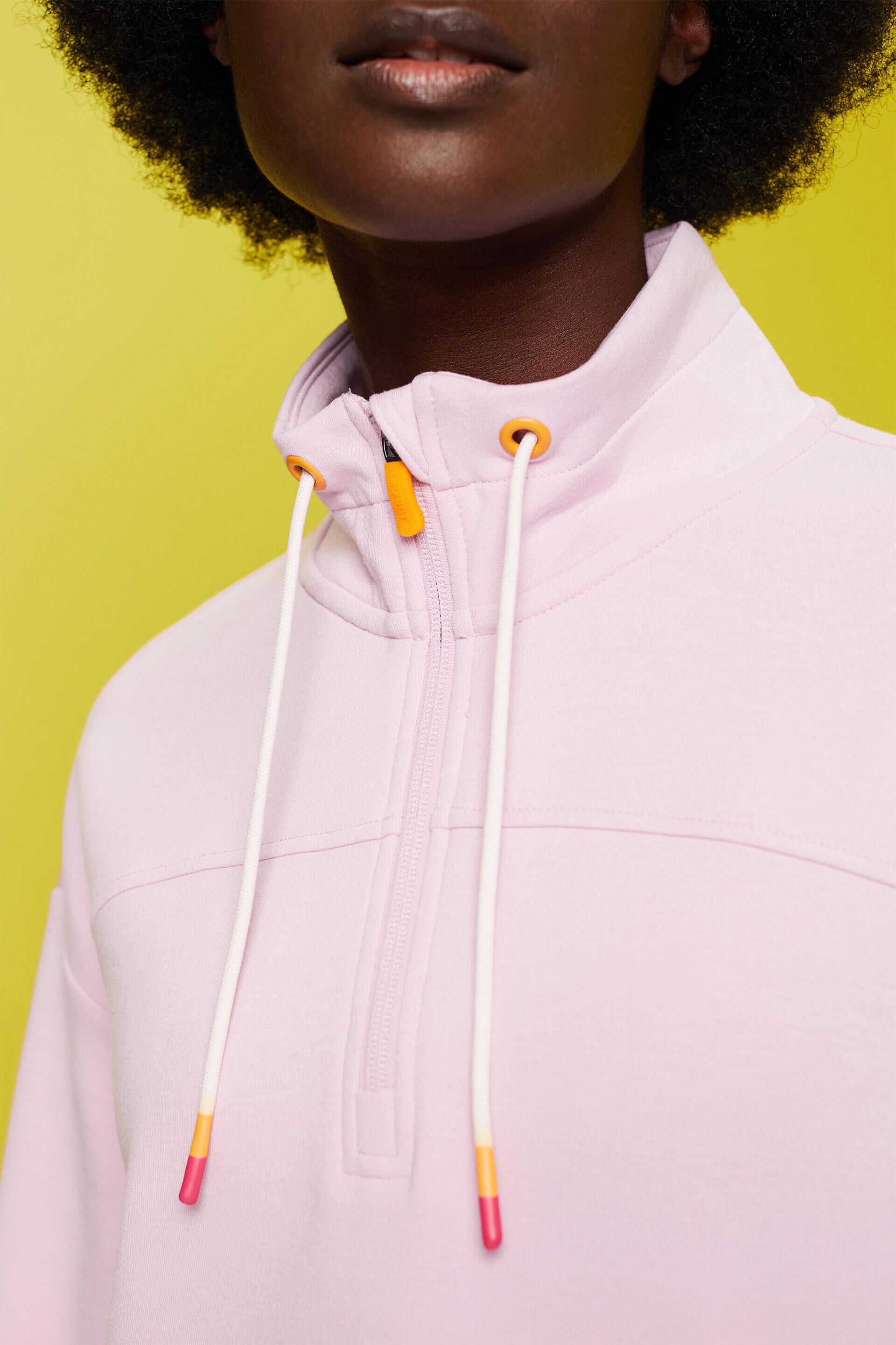 Sweat-shirt zippé, LENZING™ ECOVERO™