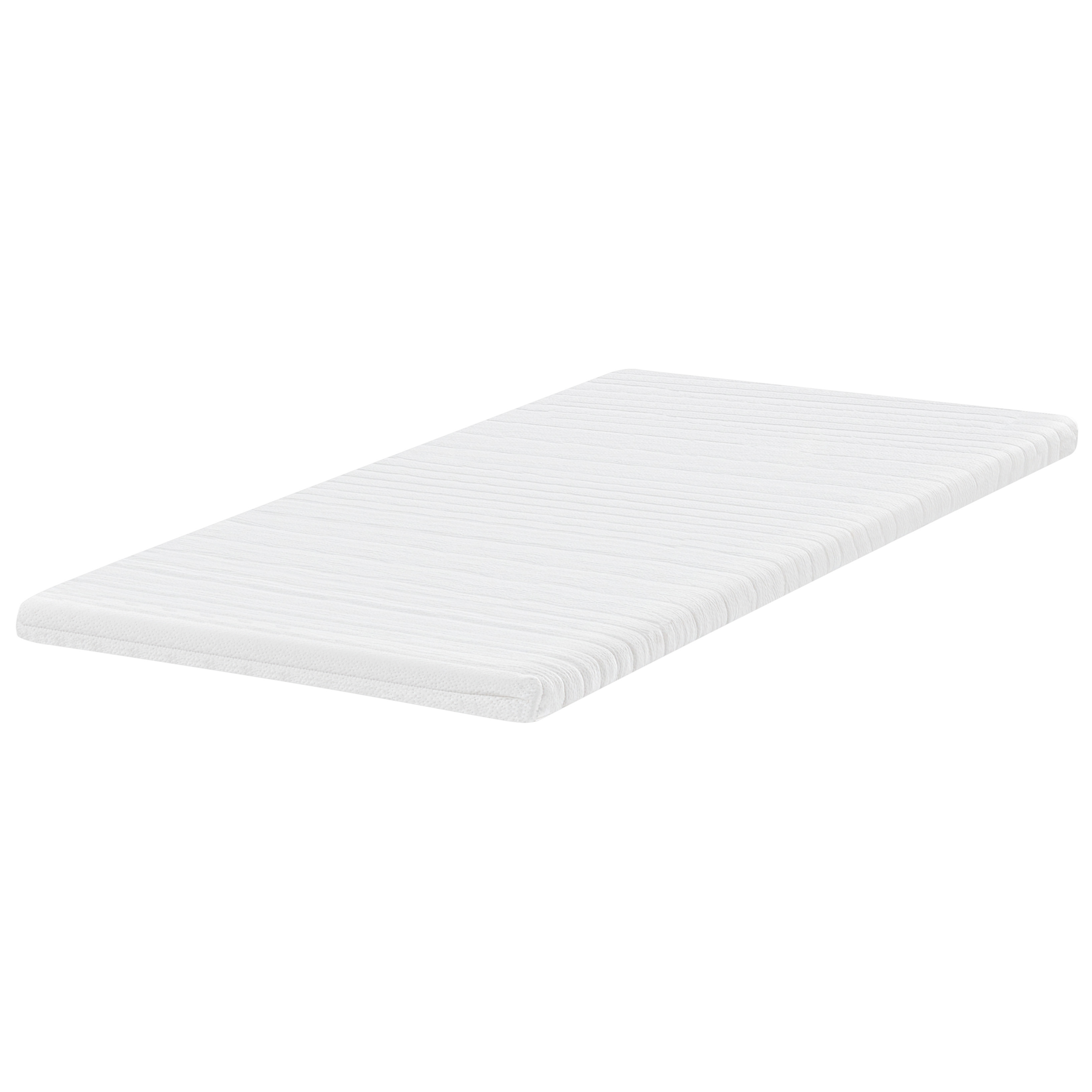 Beliani - DAZZEL - Matrastopper - Wit - 120 x 200 cm - Traagschuim