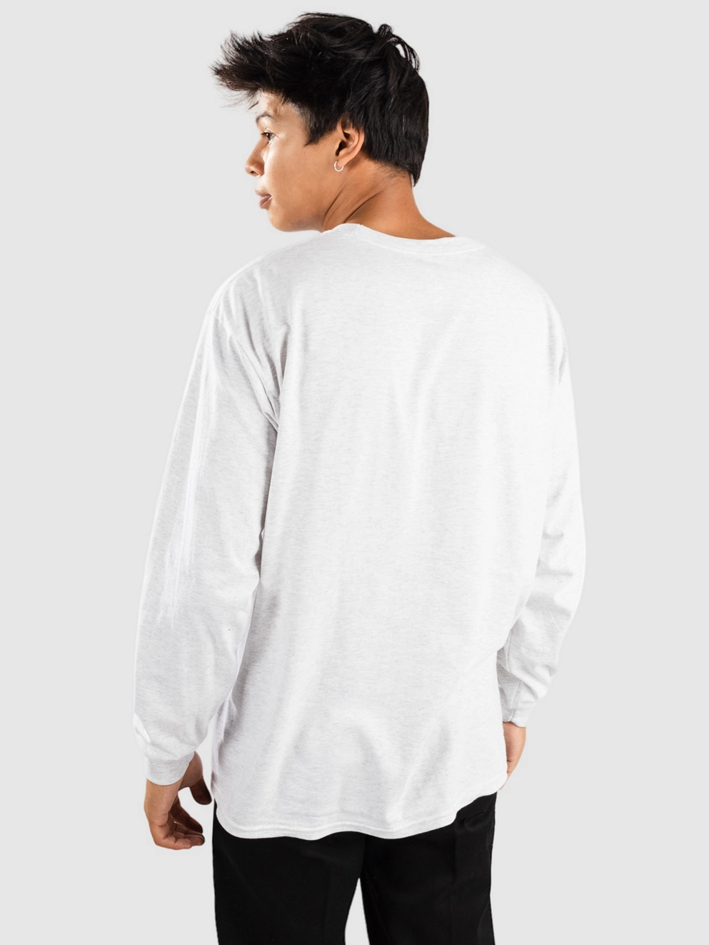 Broken Promises Last Time Long Sleeve T-Shirt ash grey