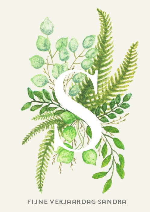 Greetz | Verjaardagskaart | botanisch met naam