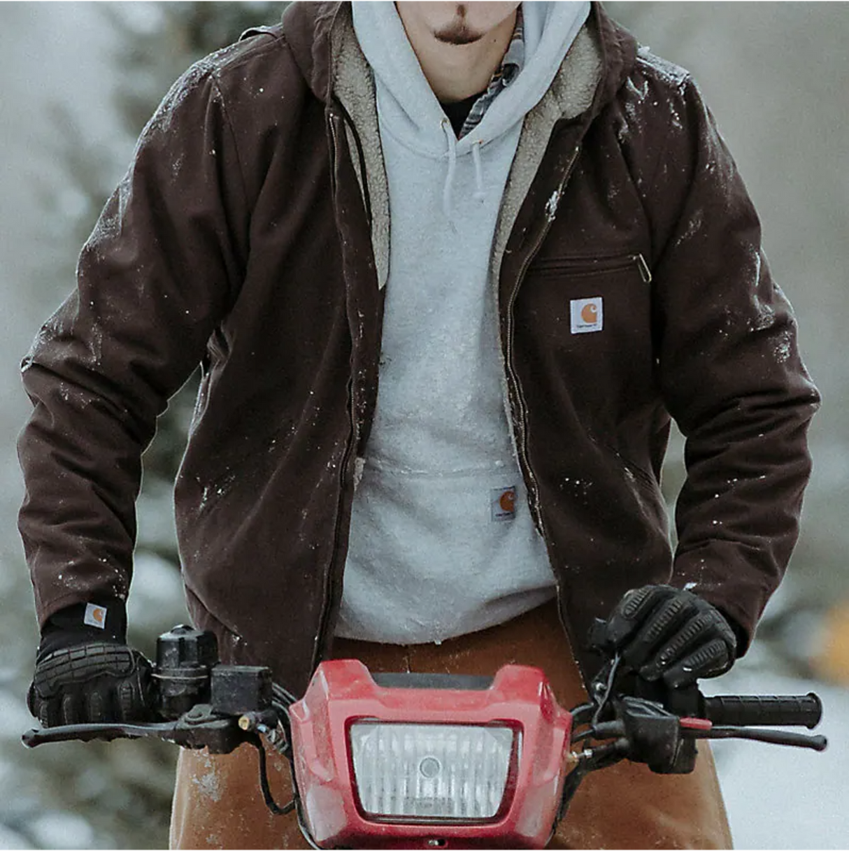 Carhartt<br>Washed Duck Sherpa Lined Jacket