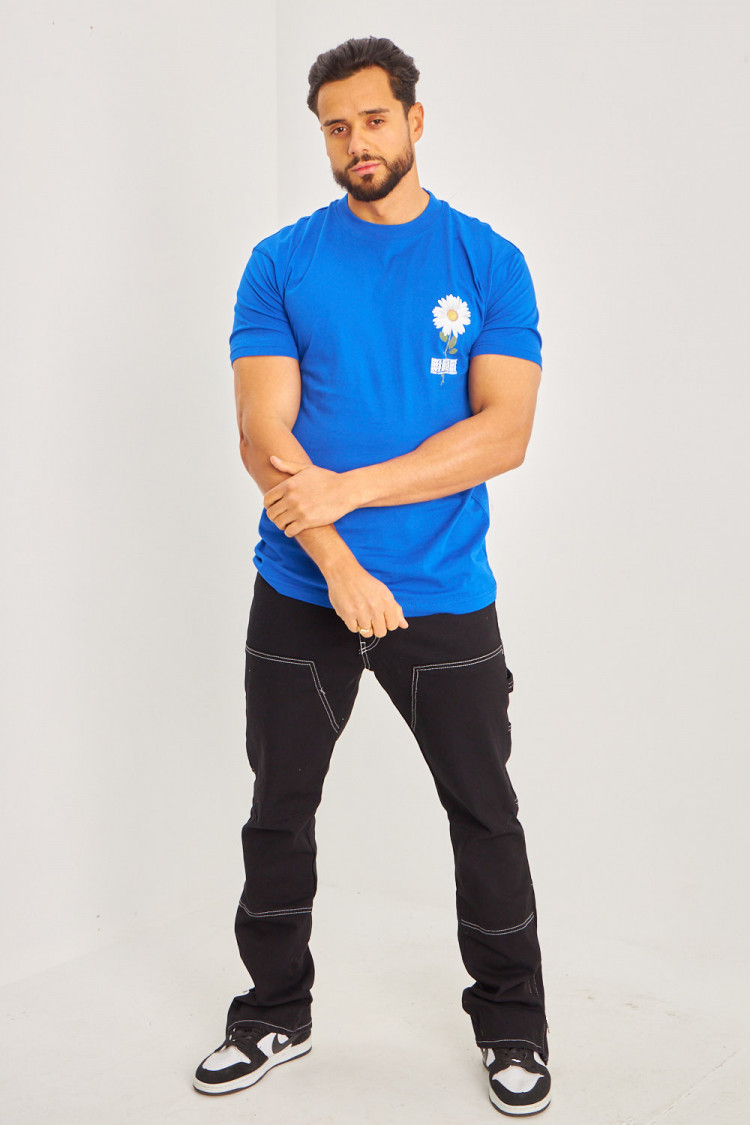 T-shirt fleurs 