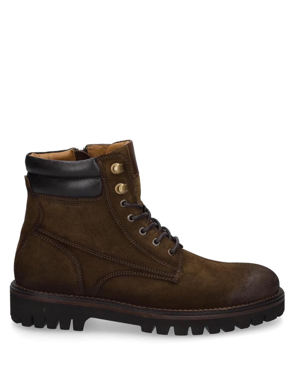 Stiefelette Romed 01, tabak-kombi